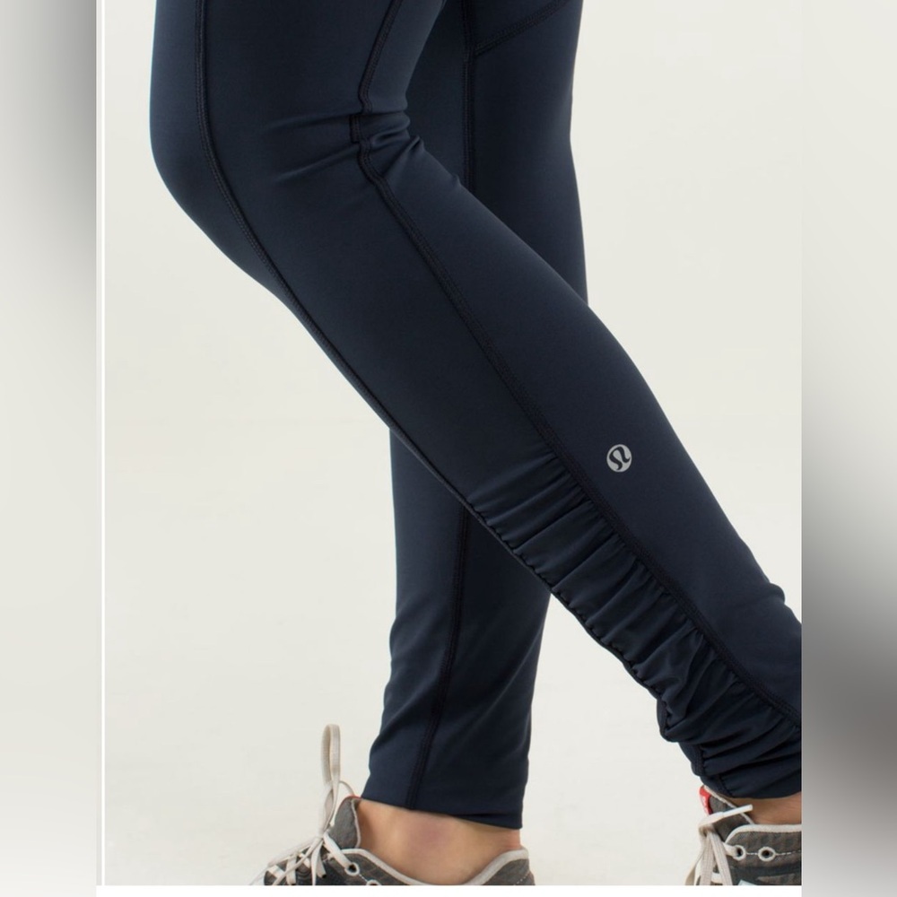 Lululemon Speed Tight *CozyInkwell / Hyper Stripe Green Bean size 6 MC1 - Picture 6 of 9